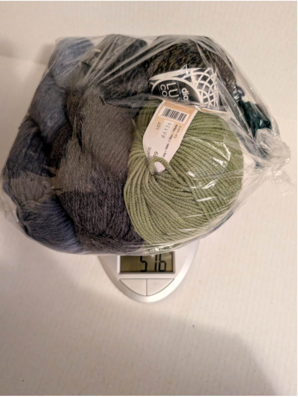 Around The World Assorted Wool Yarn Bundle - Greens, Gray, Plum, Variegated - Picture 9 of 9